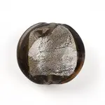 Handmade Silver Foil Glass Beads