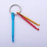 Aluminum Crochet Hooks Keychain