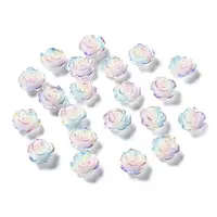 Tricolor Opaque Resin Cabochons