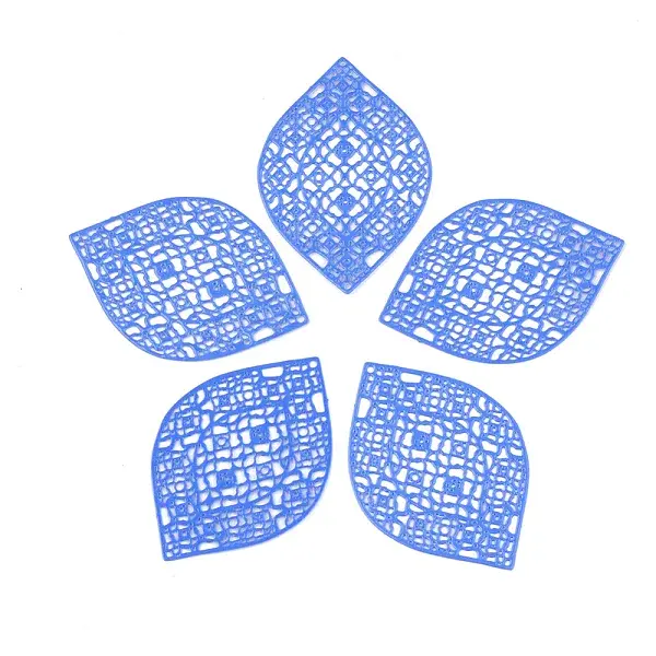 430 Stainless Steel Filigree Pendants