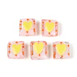 Handmade Spray Painted Lampwork Beads