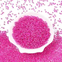 8/0 Inside Colours Transparent Glass Seed Beads