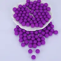 Round Silicone Focal Beads