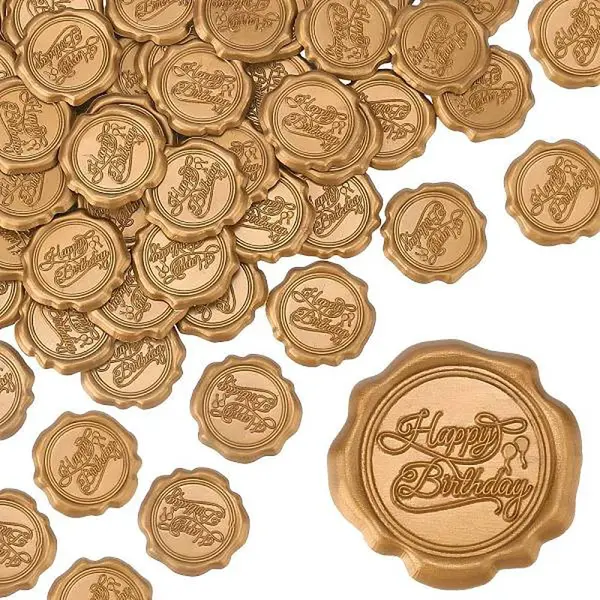 60Pcs Adhesive Wax Seal Stickers