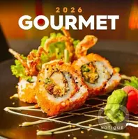 NOTIQUE nástěnný poznámkový kalendář Gourmet 2026