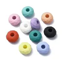 Opaque Acrylic European Beads