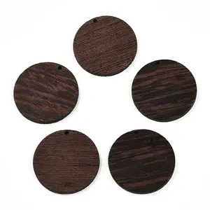 Natural Wenge Wood Pendants