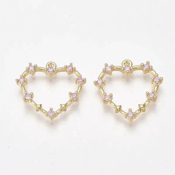 Brass Cubic Zirconia Pendants