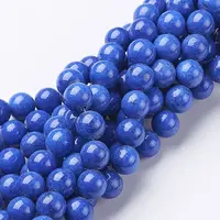 Natural Mashan Jade Round Beads Strands