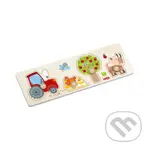 Drevené vkladacie puzzle s úchytom Farma - puzzle z kategorie Maxi dílky