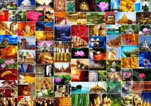 Collage - Zen - puzzle z kategorie Umělecké