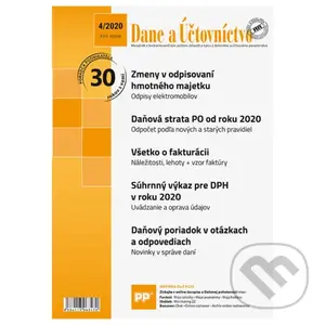 Dane a účtovníctvo 4/2020,Dane a účtovníctvo 4/2020