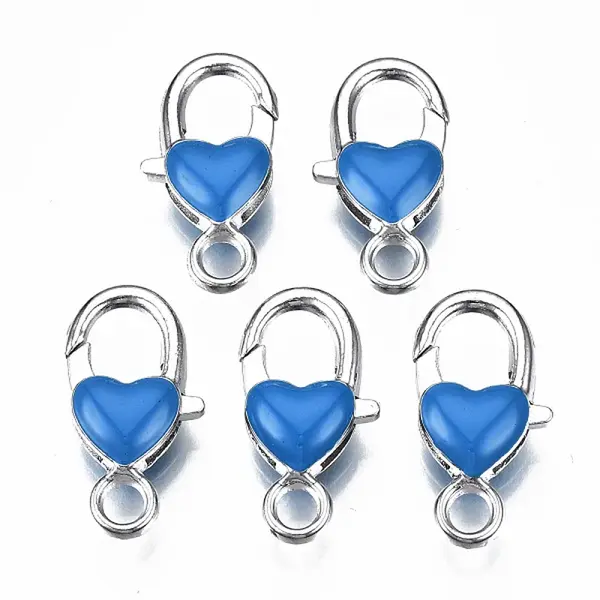 Alloy Enamel Lobster Claw Clasps