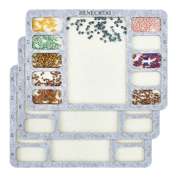 Wood Covered with Felt Wood Bead Design Board