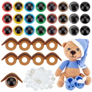 80 Sets 8 Colors Plastic Craft Eyes