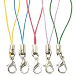 50Pcs 5 Colors Polyester Cord Mobile Straps