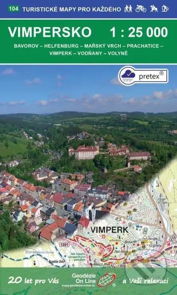Vimpersko 1:25 000 / 104 Turistické mapy pro každého