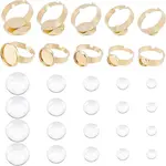 DIY Flat Round Finger Ring Making Kit