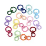 Spray Painted Alloy Swivel Clasps