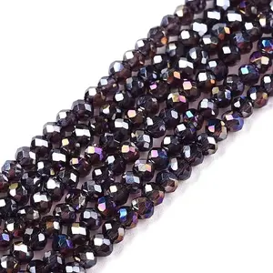 Electroplate Glass Beads Strands