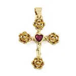 Brass Pave Cubic Zirconia Pendants