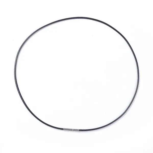 Waxed Polyester Cord Necklace Making