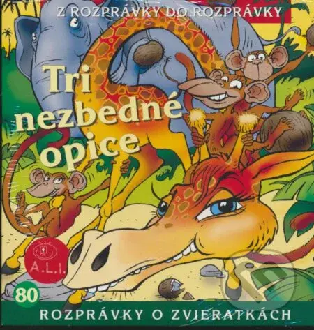 Tri nezbedné opice - audiokniha z kategorie Beletrie pro děti