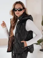 Dámska pikovaná vesta s kapucňou MISSVEST