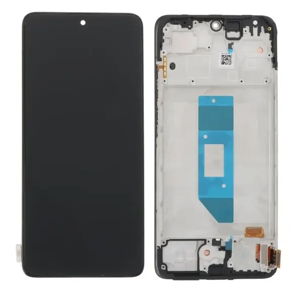 LCD display + dotyková deska + přední kryt pro Xiaomi Redmi Note 14 Pro 4G, blue (Service Pack)
