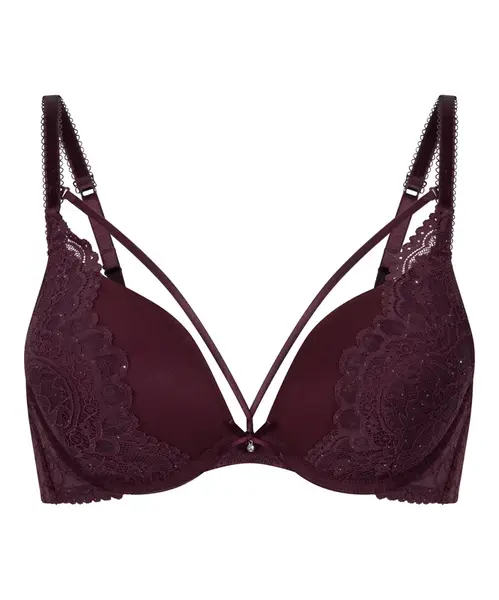 Hunkemöller Podprsenka 'Isadora'  vínovo červená