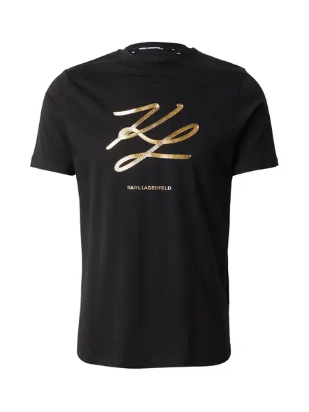 Karl Lagerfeld Tričko  zlatá / čierna