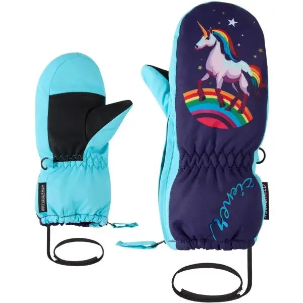 Ziener LEPRINT-Z AS MINIS Dětské lyžařské palčáky, fialová, velikost