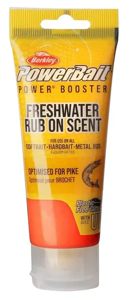 Berkley powerbait gel 80 ml - fishoil orange gold flake - šťuka