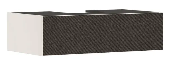 Hansgrohe Xevolos E - Umývadlová skrinka, 28x98x55 cm, 1 zásuvka, matná béžová/textilná tmavá sivá 54314660