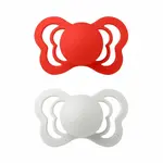 BIBS Couture anatomické cumlíky z prírodného kaučuku 2ks - veľkosť 1 - Candy Apple / Haze