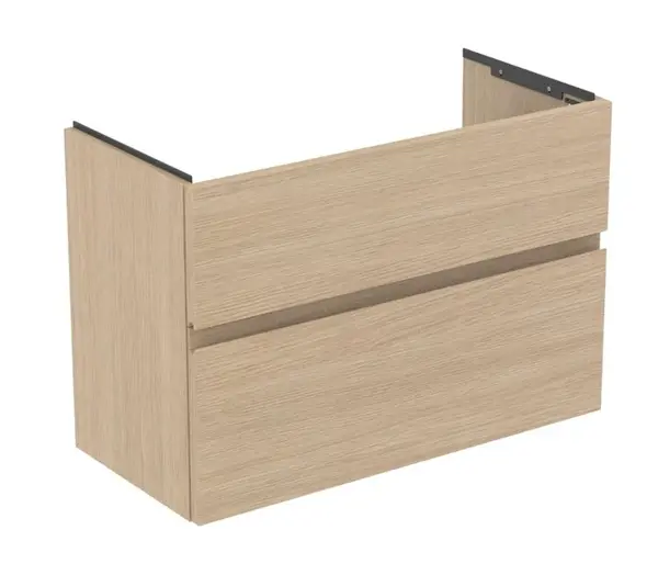 Ideal Standard Finesse - Umývadlová skrinka, 80x38x55 cm, 2 zásuvky, biely dub E3380US