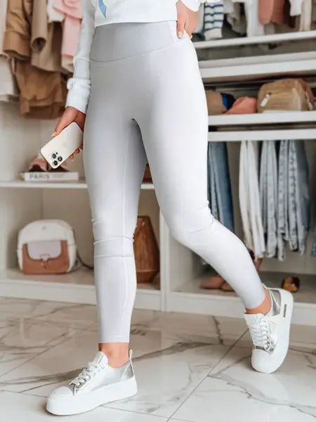 Legginsy damskie z efektem push-up DIMODOI jasnoniebieskie Dstreet