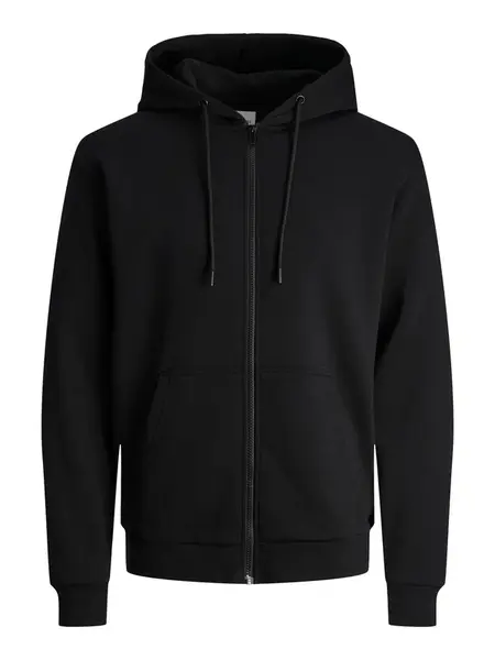 JACK & JONES Tepláková bunda 'JJEBradley'  čierna