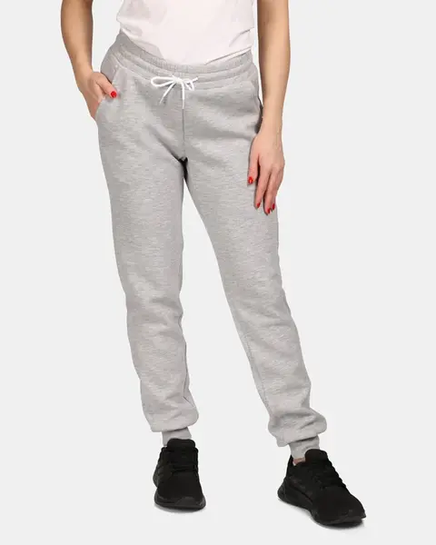 Dámské sportovní bavlněné tepláky kilpi matty-w světle šedá 40