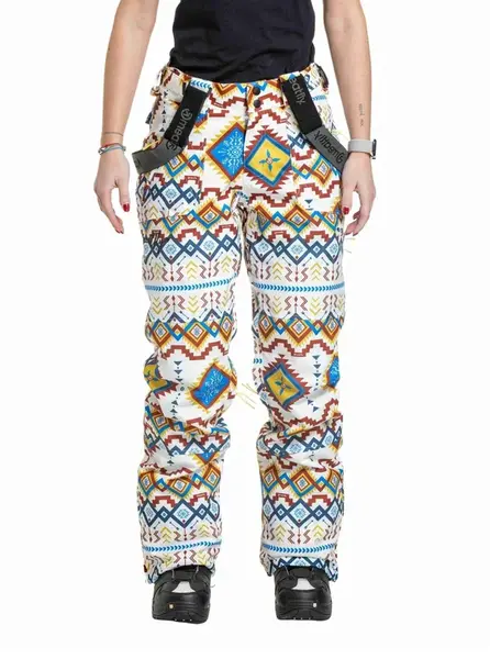 Meatfly dámské SNB & SKI kalhoty Foxy White Jones | Bílá | Velikost S