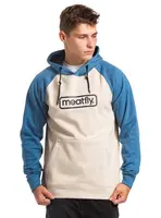 Meatfly pánská technická mikina Gravel Slate Blue/Sand | Modrá | Velikost M