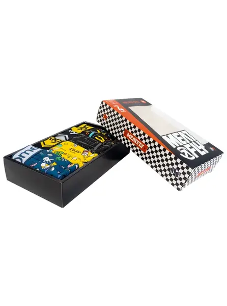 Meatfly pánské boxerky Balboa Boxershorts Tools/Jamm Gift Pack | Černá | Velikost M