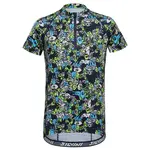 Dětský cyklistický dres silvini scrivia tmavě modrá/růžová 122-128