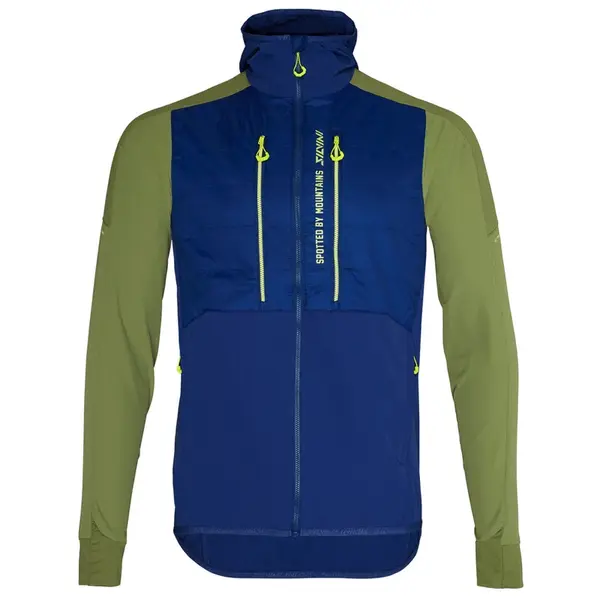 Pánská větruodolná bunda silvini core tmavě modrá/zelená xxl