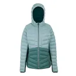 Dámská prošívaná bunda regatta dalent zelenomodrá 38