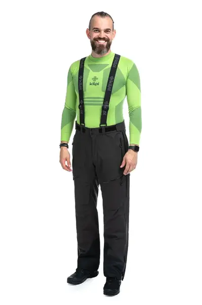 Pánské membránové kalhoty kilpi lazzaro-m černá 3xl