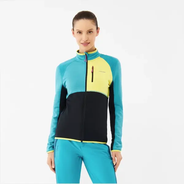 Dámská mikina viking midland tyrkysová/černá m