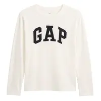 GAP V-FRCH LS LOGO TEE Detské tričko, biela, veľkosť