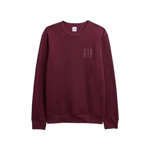 GAP V-LW DB FLEECE Pánska mikina, vínová, veľkosť