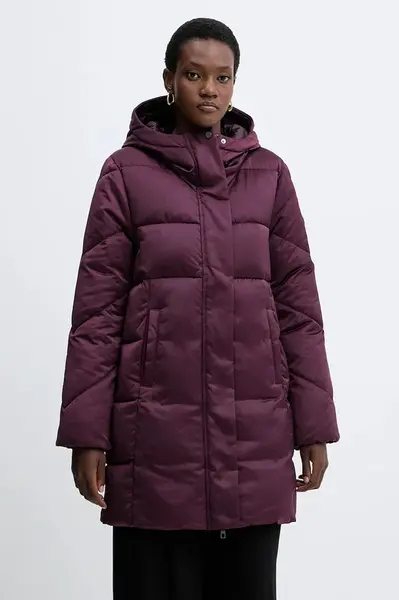 Bunda BOSS fialová barva, 50546834